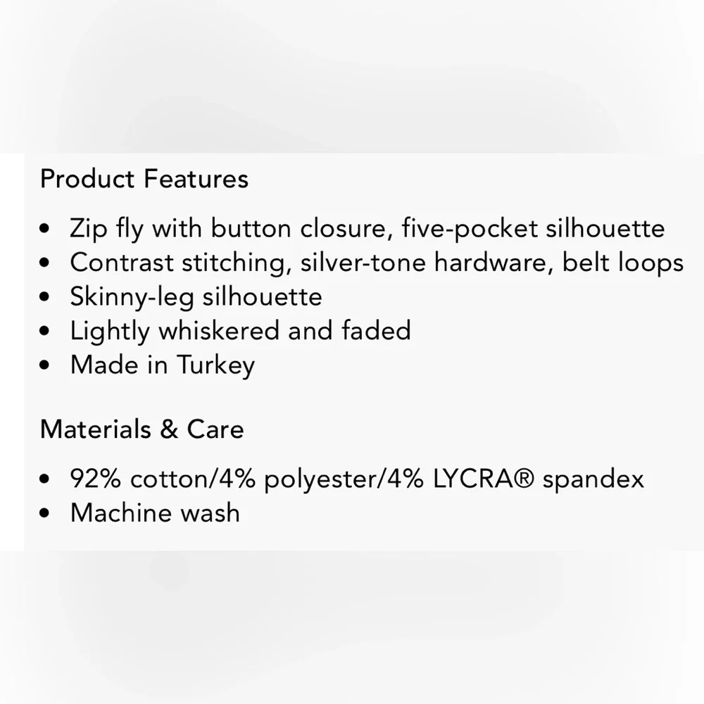 All Saints Dax Size Me Skinny Jeans in Washed Indigo - Medium (W 27, 28, 29) - Picture 5 of 10